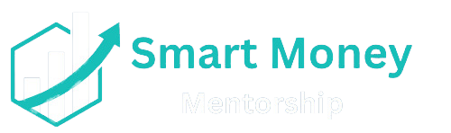 Smart Money Mentorship logo featuring a sleek design with bold text, emphasizing financial growth and expert guidance.